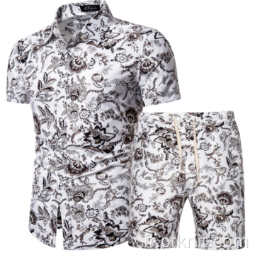 chemise à fleurs pour hommes